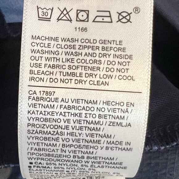 Athleta Women Jogger Trekke North Size 8 Blue Floral Drawstring Mid-Rise Stretch - Picture 13 of 14